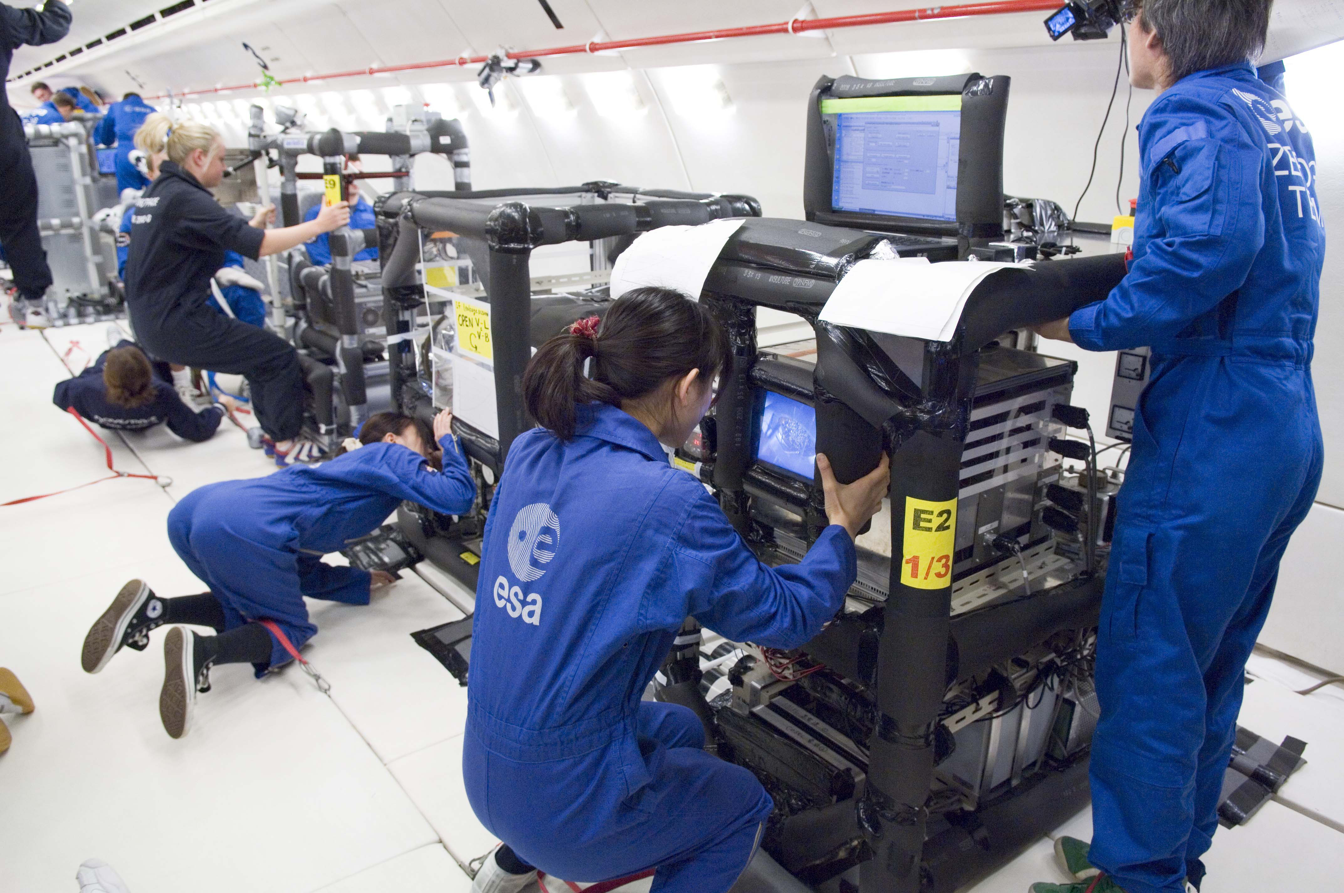 Flight day 3 of the 49th ESA Parabolic Flight Campaign