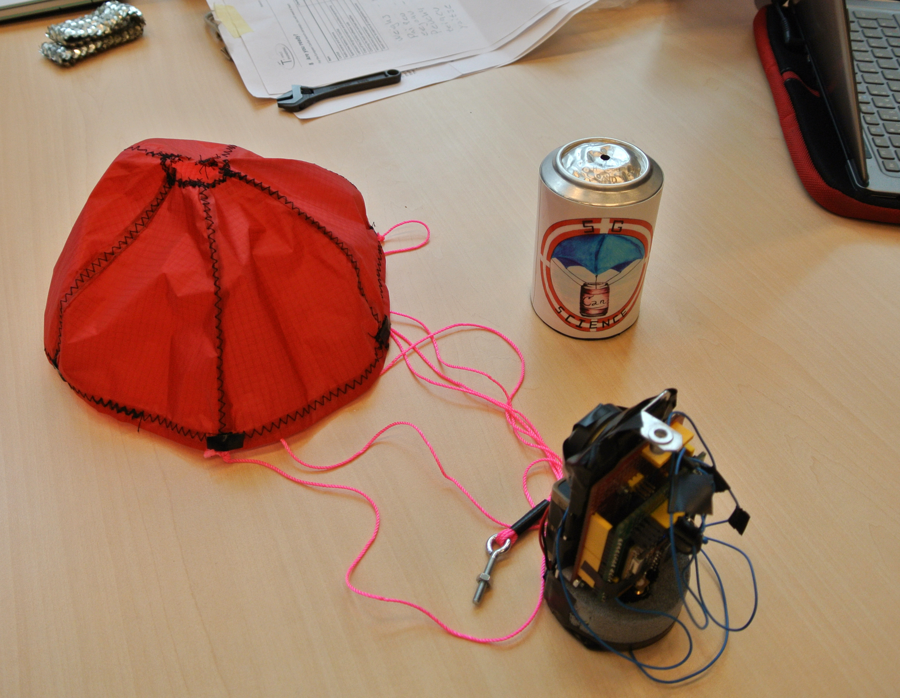 CanSat ready for the initial technical inspection