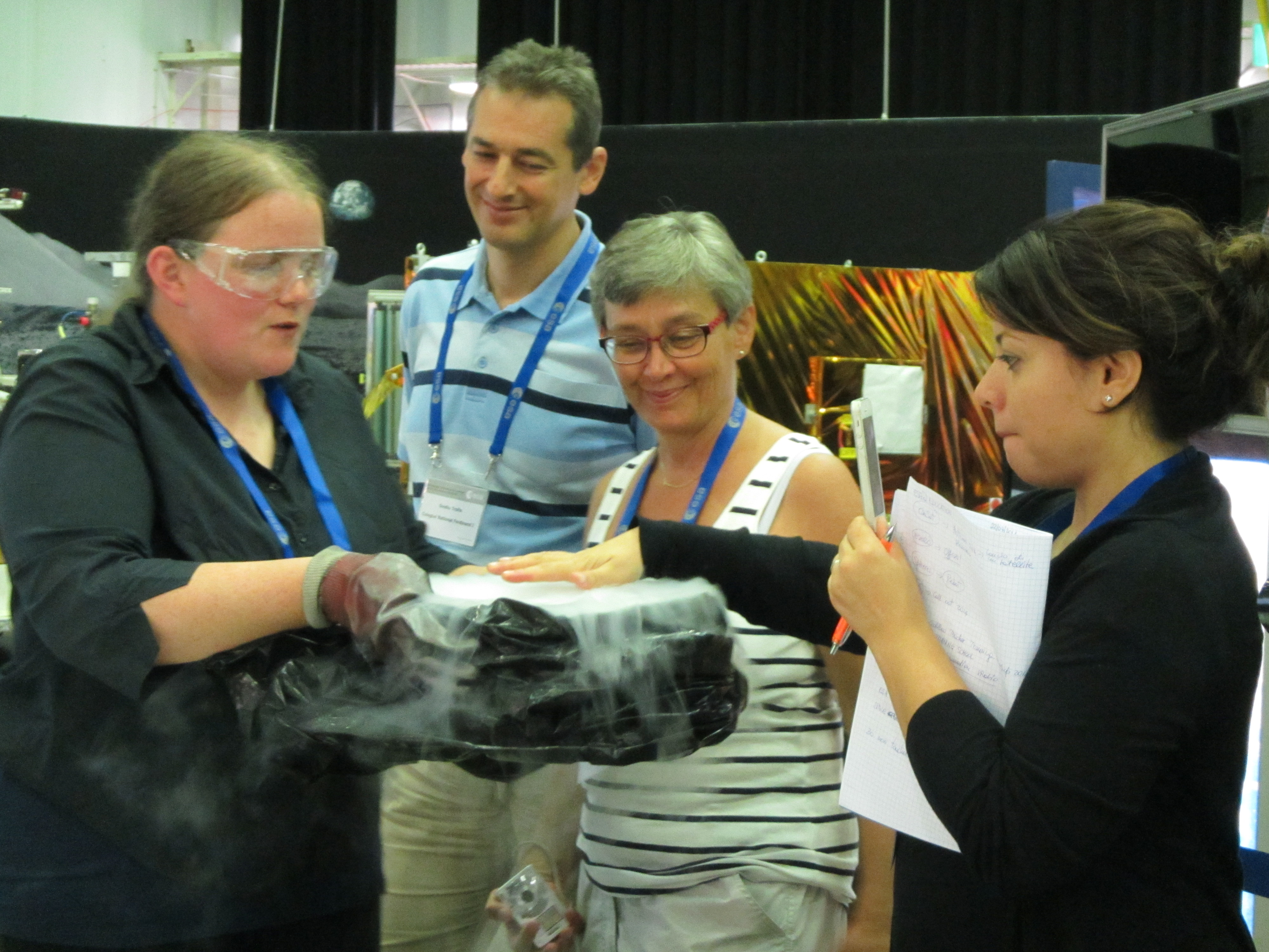 Teachers learn how to cook a comet