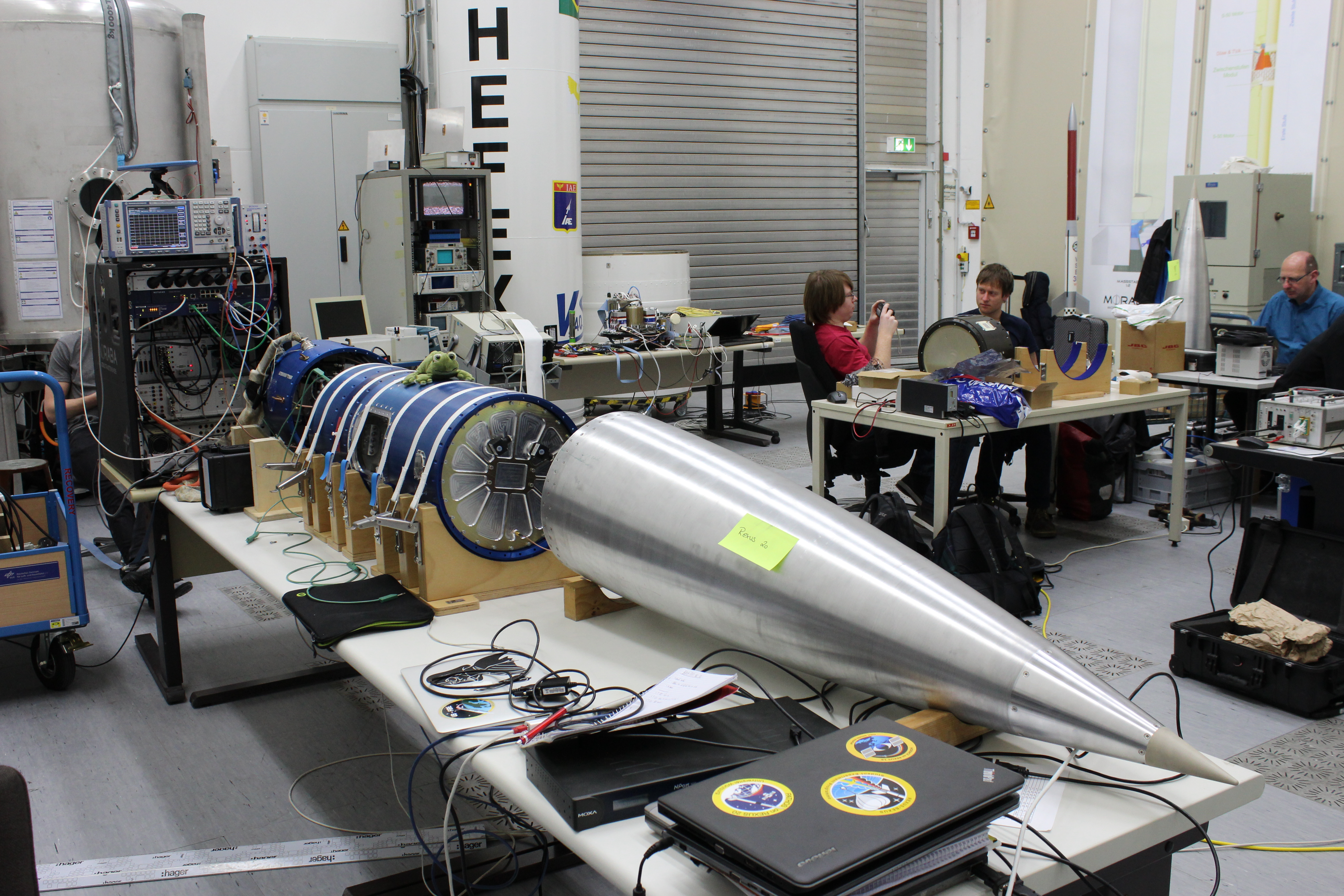 Bench test of REXUS 20