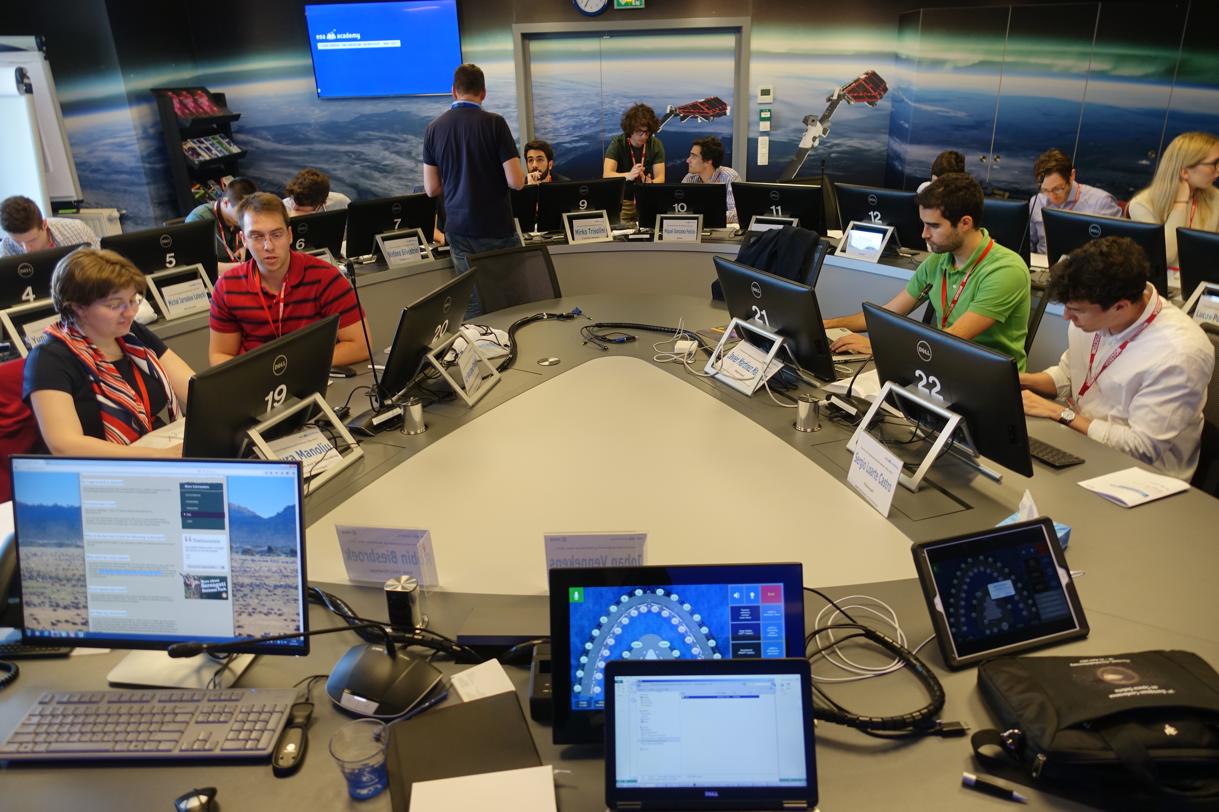 Students design a space system to help protect elephants