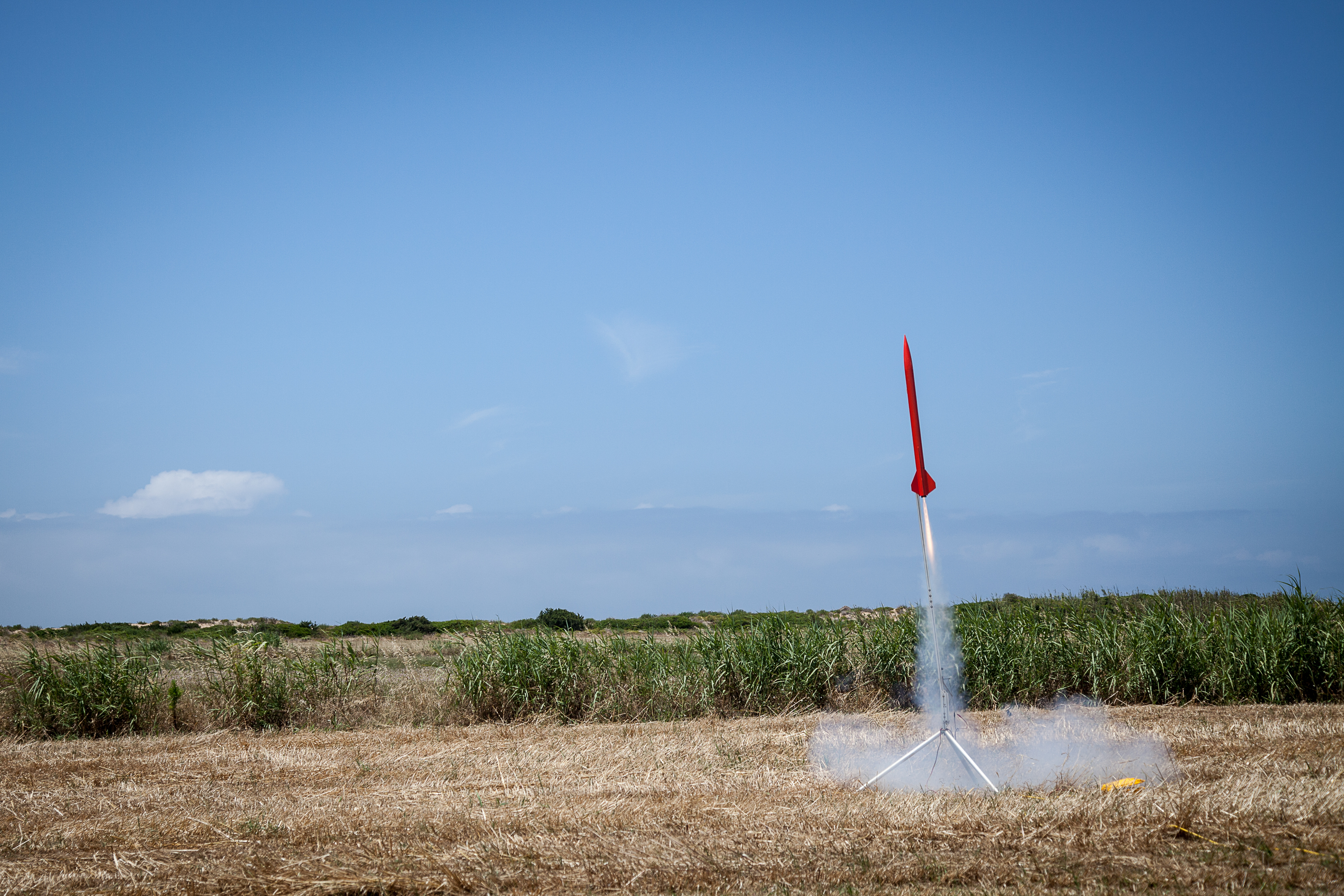 Rocket launch at the 2016 European Launch Campaign