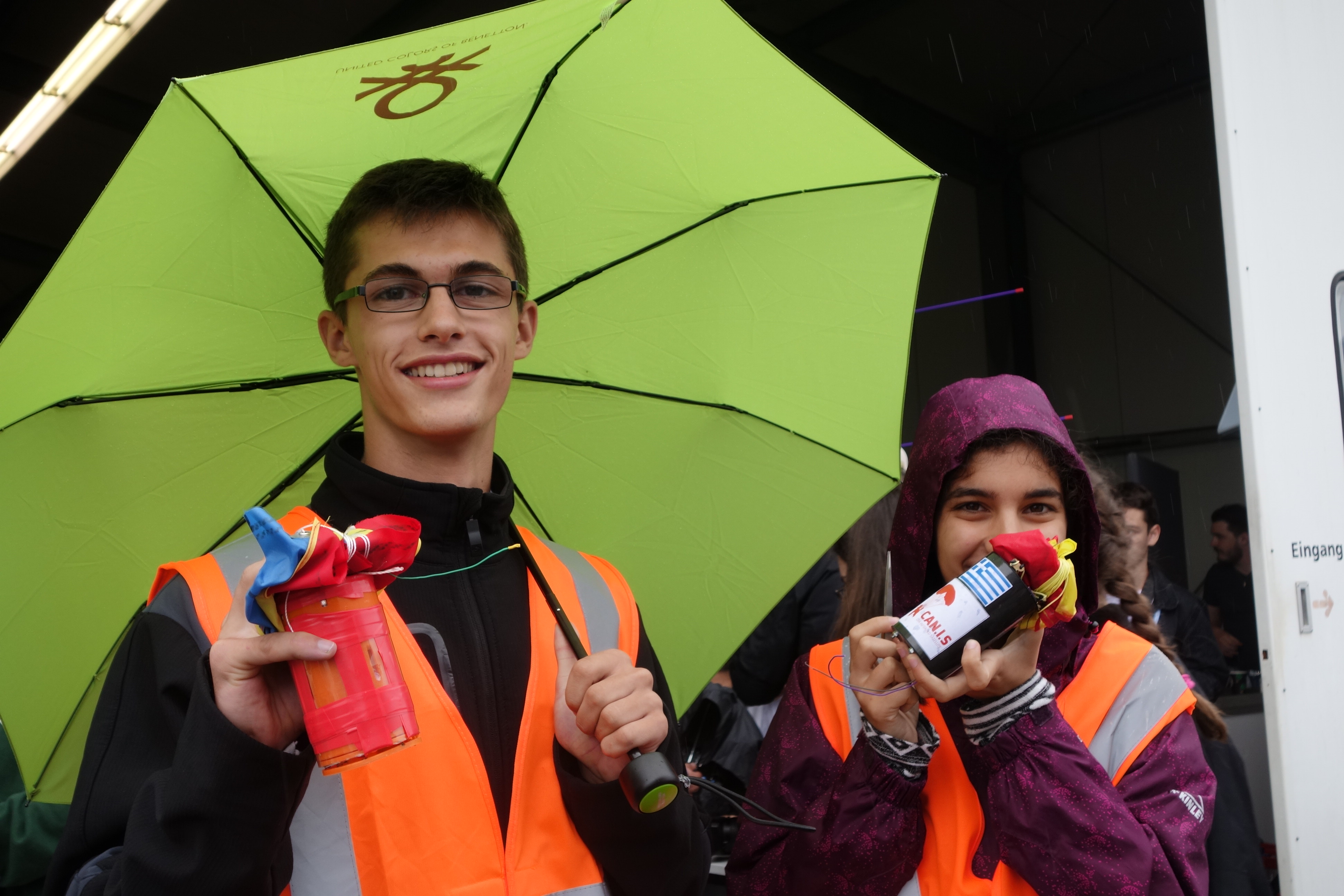 Students waiting for the rocket launch of their CanSats