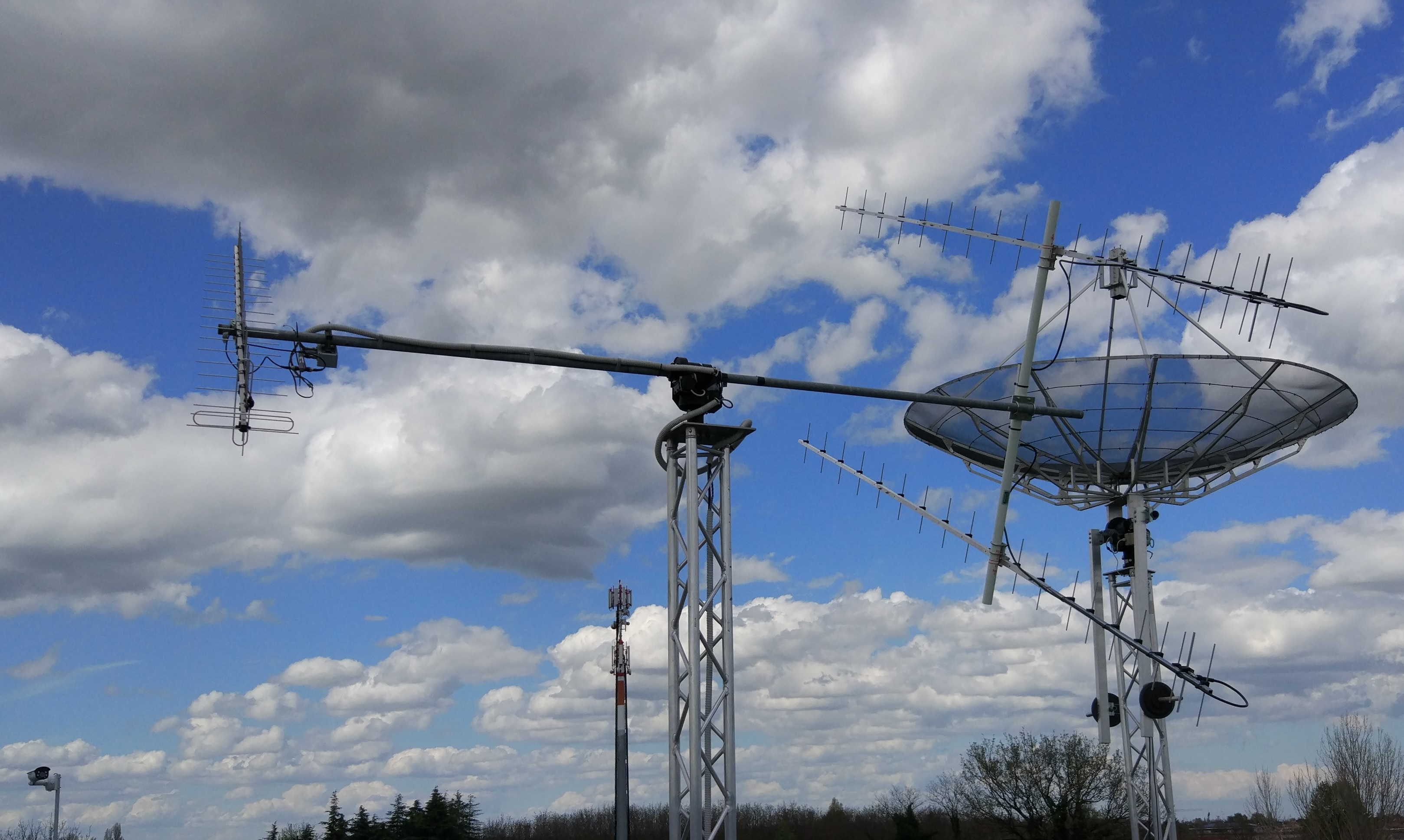 Antennae on the roof