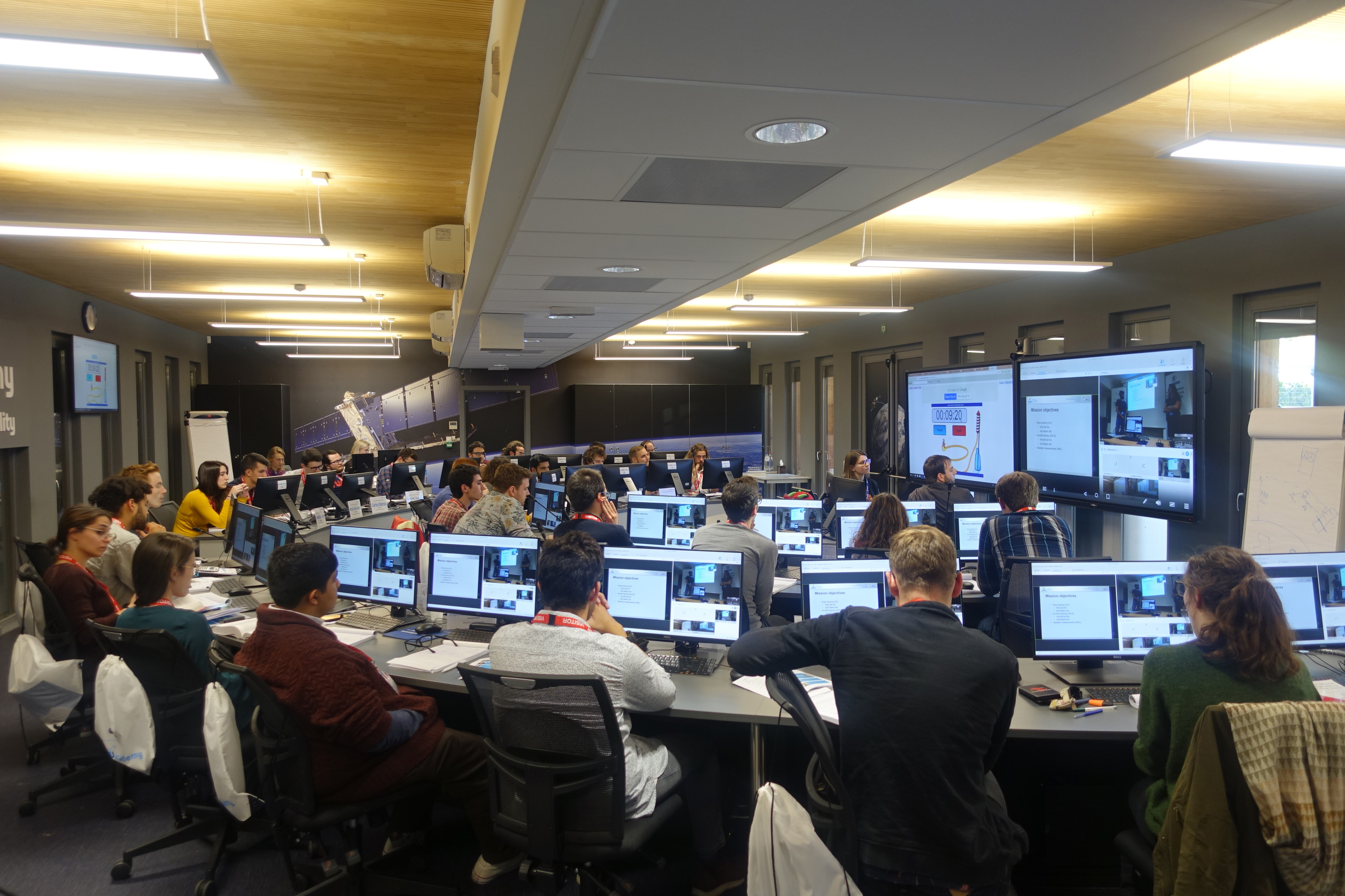 Students in the ESA Academy’s Training and Learning Facility