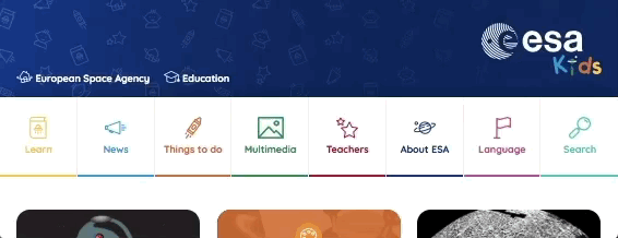 New and improved ESA Kids website