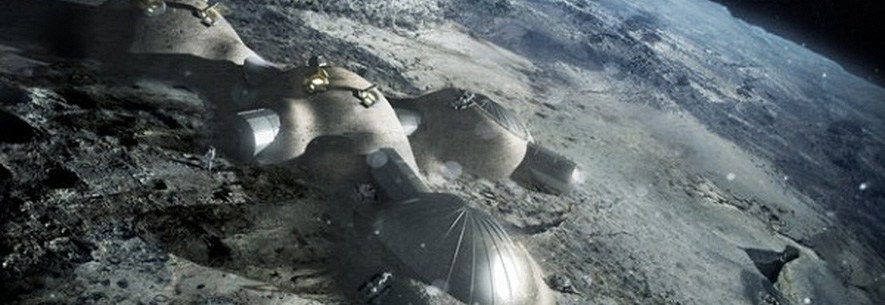 3D-printing a lunar base