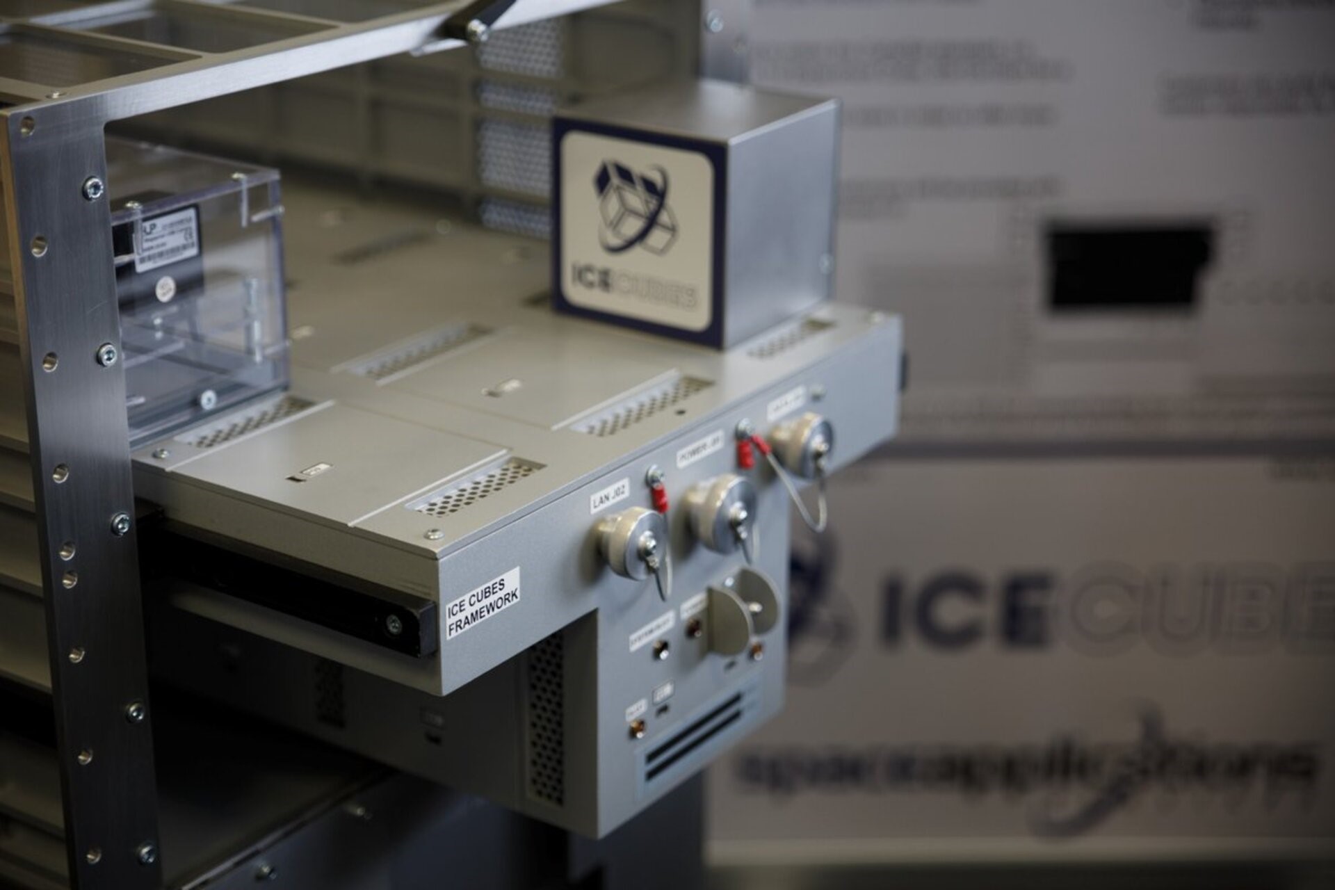 ICE Cubes Facility with a demo 1-U CubeSat
