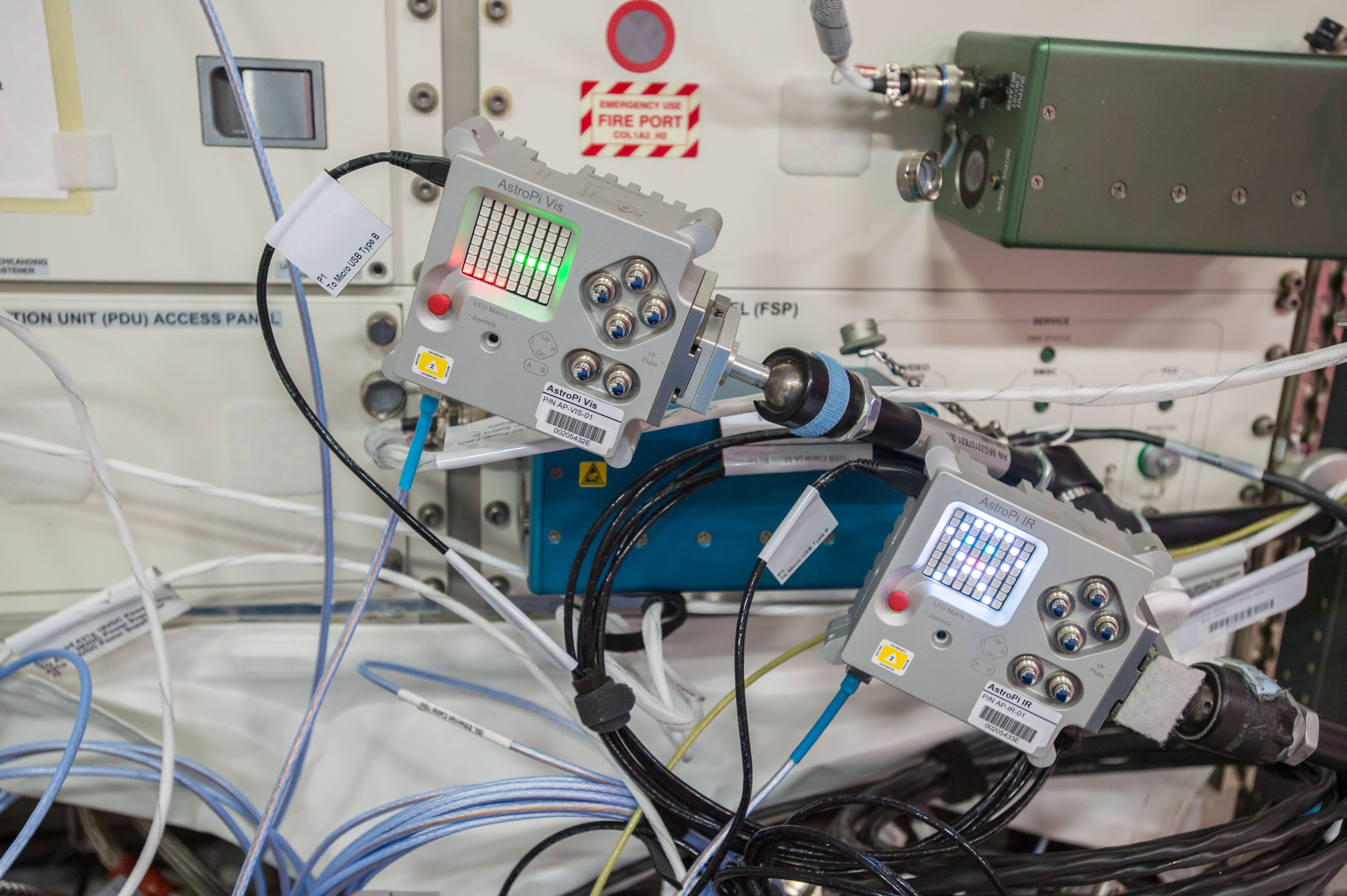 Astro Pi Ed and Izzy on the ISS