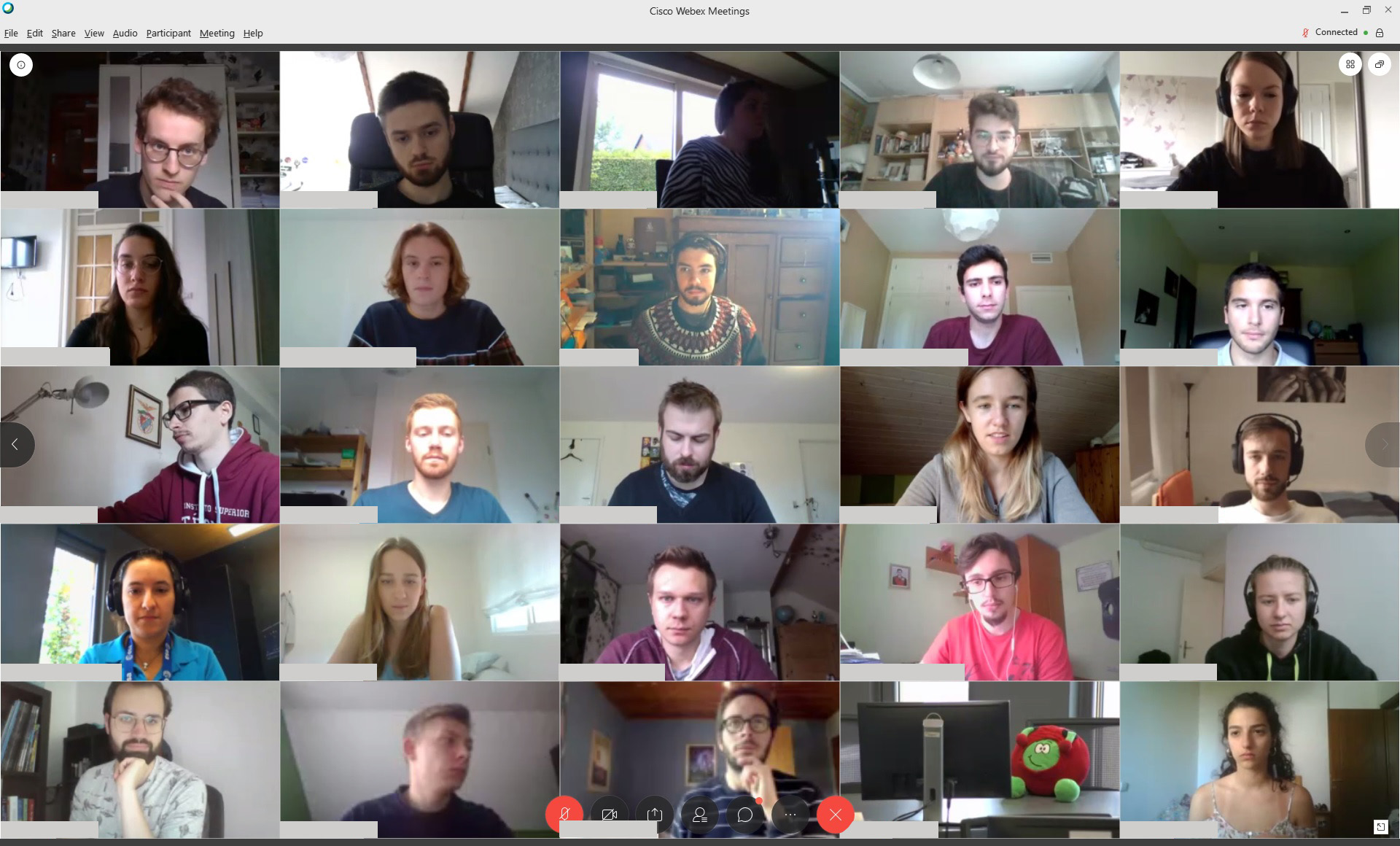 Online group photo