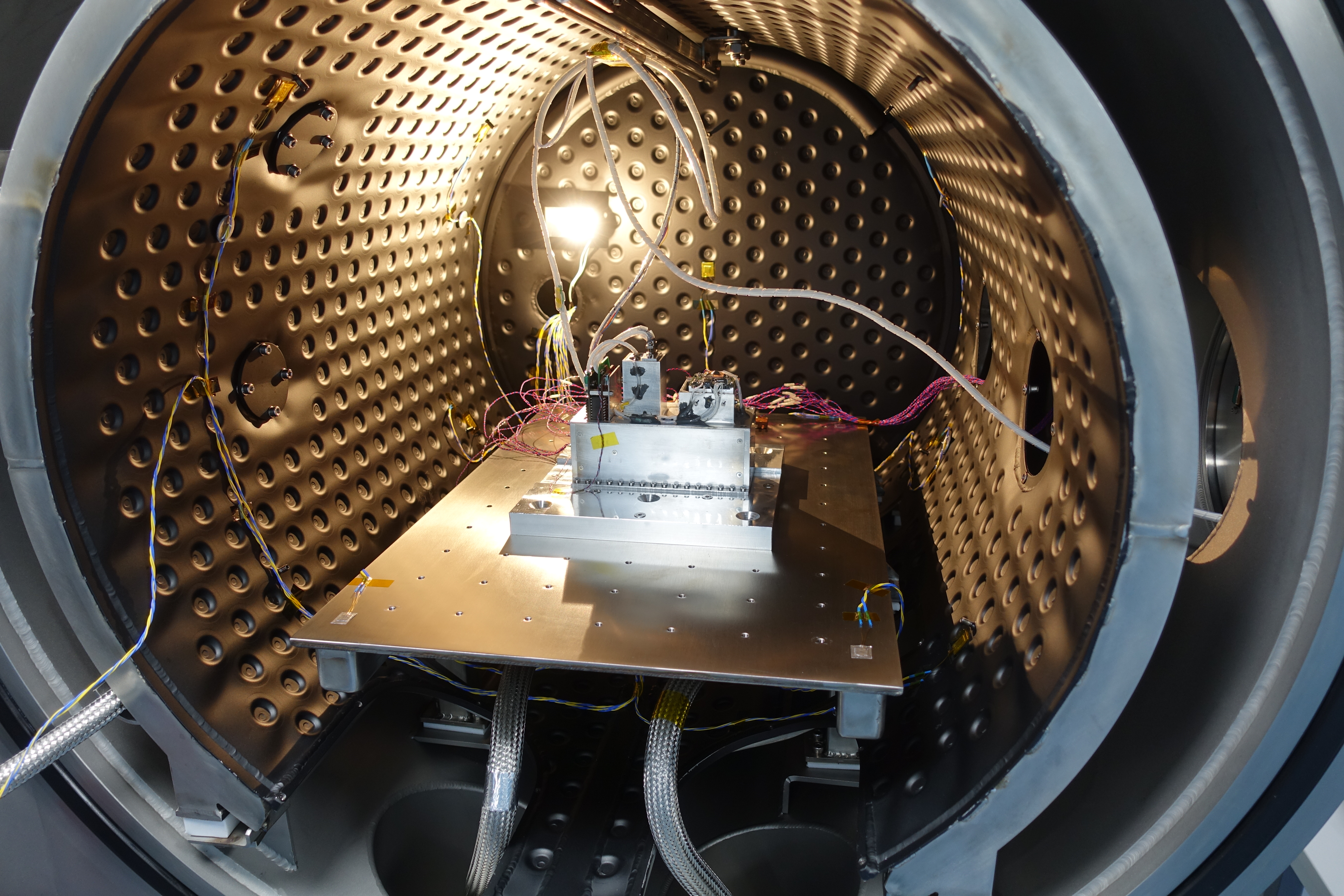PROVE Pathfinder installed inside the CSF TVAC chamber