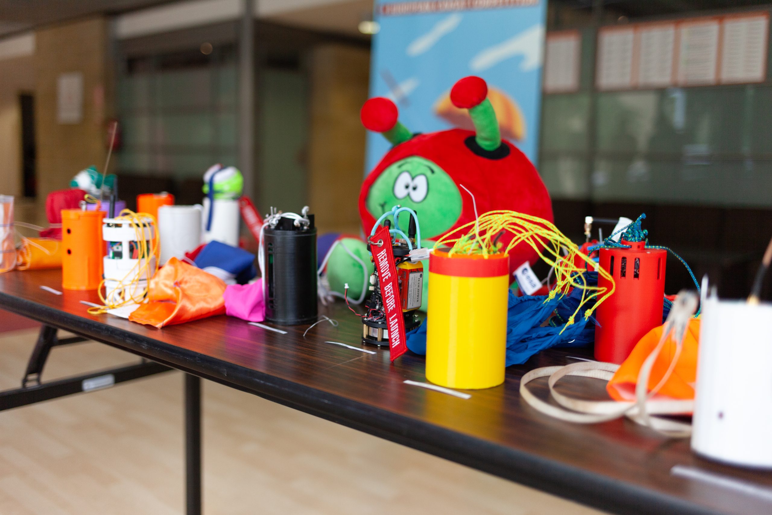 CanSat displayed at the 2022 European CanSat Competition