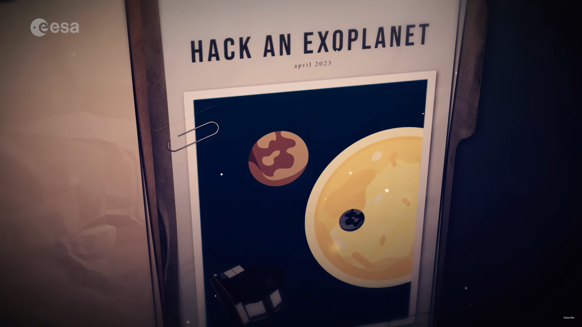 Join the ESA Education Hack an Exoplanet Event