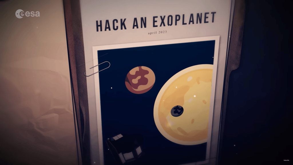 Join the ESA Education Hack an Exoplanet Event