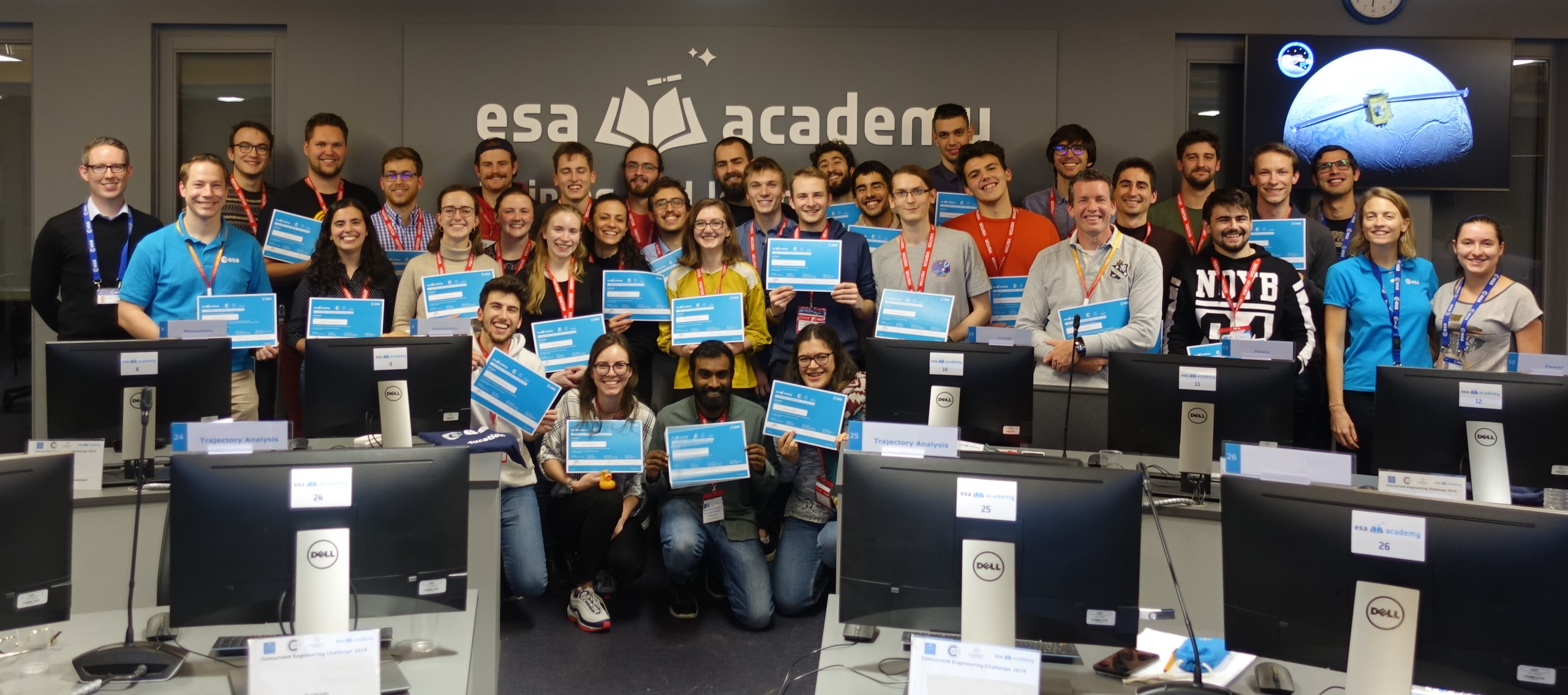 Group picture of the last onsite edition of the Concurrent Engineering Challenge