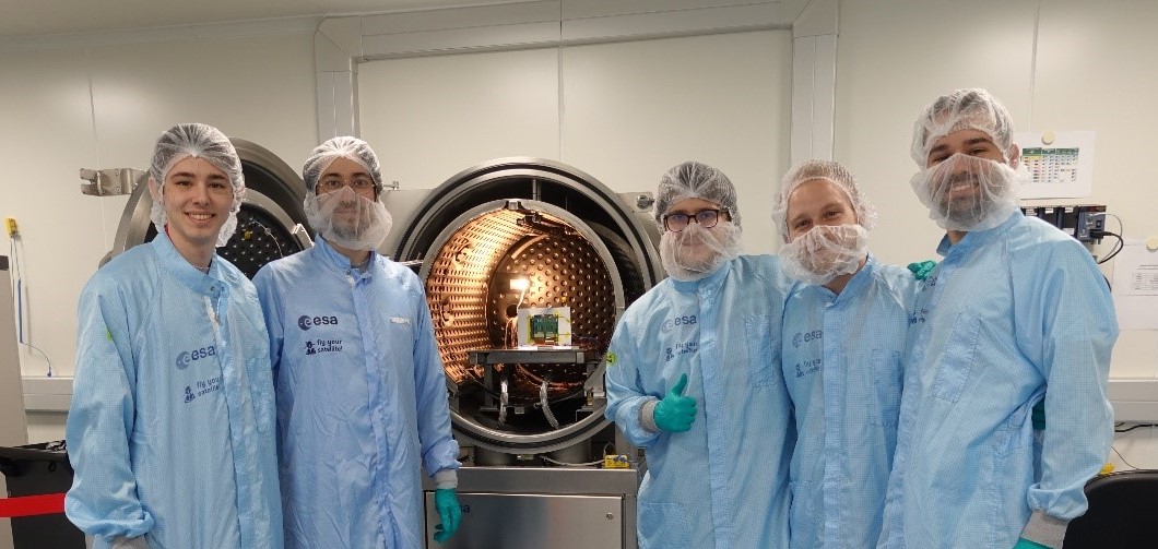AlbaSat Impact Sensor completes the environmental test campaign