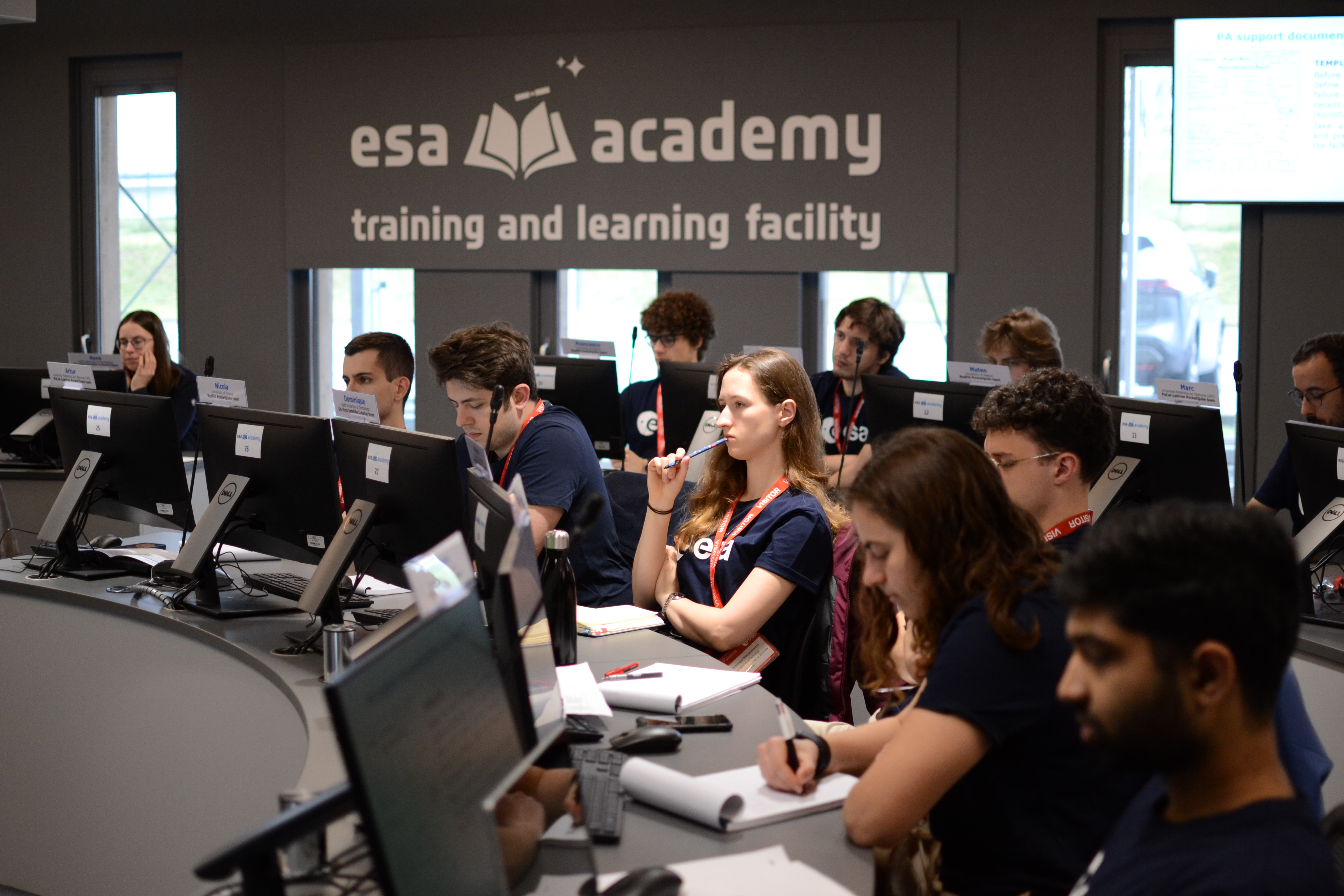 Fly Your Satellite! students complete training week at ESEC-Galaxia