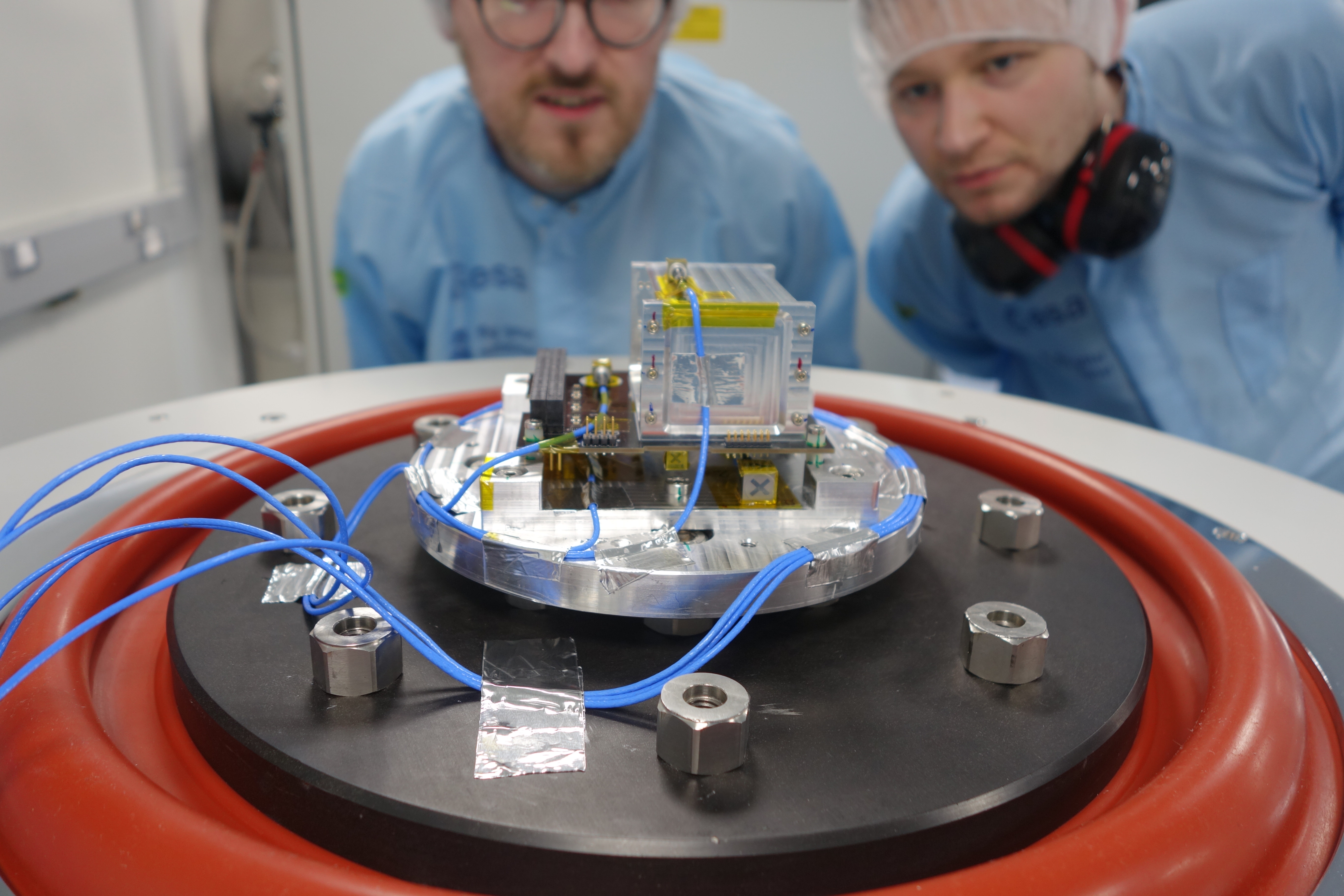 The Gamma-Ray Detector (GMOD) on EIRSAT-1 being tested in ground-based laboratories