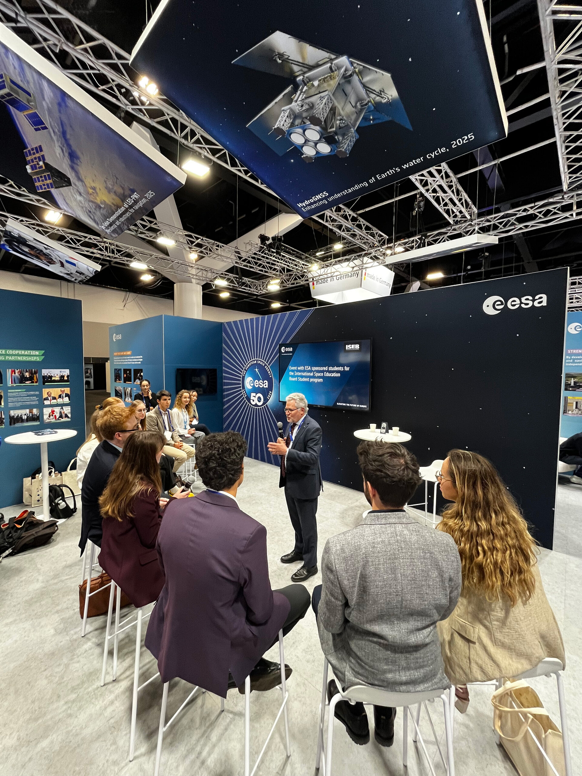 ESA sponsored students at IAC 2025
