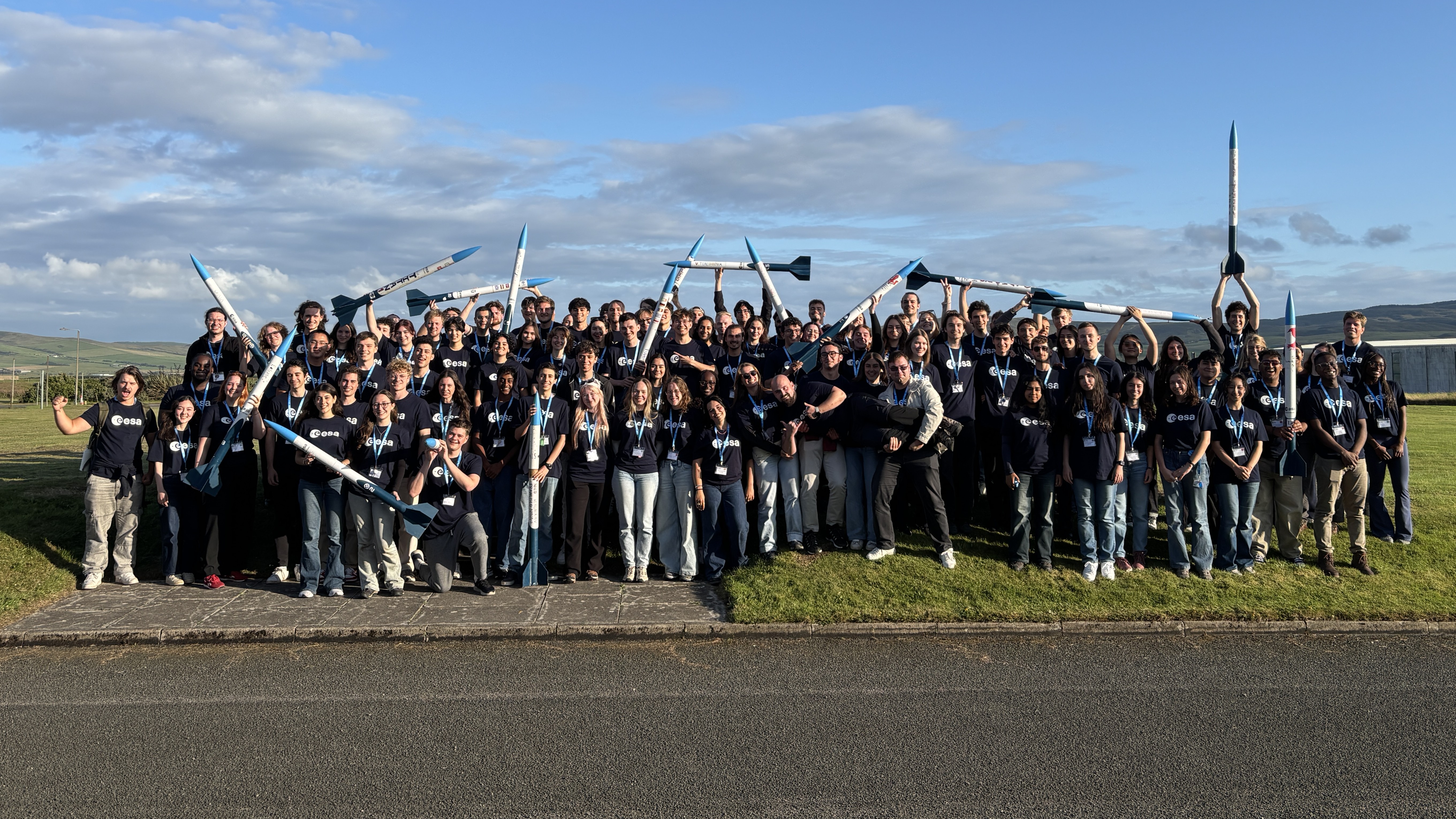 Group picture of participants of the ESA Academy Rocketry Training Programme